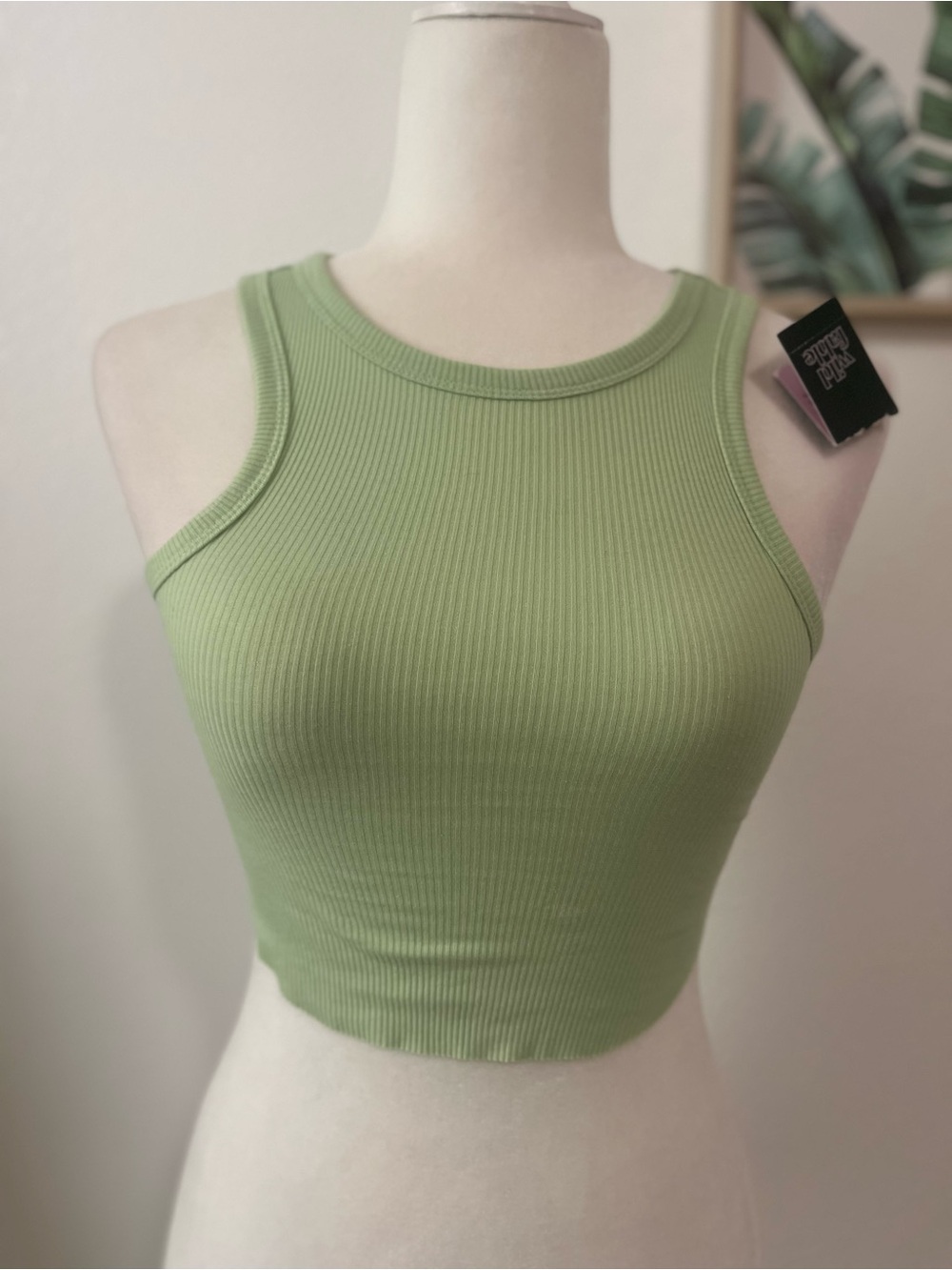 Wild Fable Women’s Green Round Neck T-Back Top